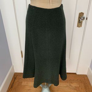 Ralph Lauren Olive Wool Skirt Size 10